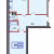 Двухкомнатная - $ 58940 - 84.2 m²