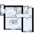Двухкомнатная - $ 38547 - 60.23 m²