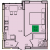 Однокомнатная - $ 26933 - 35.91 m²