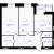 Двухкомнатная - $ 37740 - 66.56 m²
