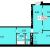 Двухкомнатная - $ 42924 - 77.76 m²