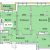 Двухкомнатная - $ 34469 - 62.67 m²