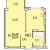 Однокомнатная - $ 19629 - 38.04 m²