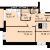 Двухкомнатная - $ 31367 - 59.86 m²