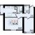 Двухкомнатная - $ 35435 - 58.09 m²