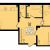 Двухкомнатная - $ 52677 - 76.9 m²