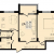 Двухкомнатная - $ 44356 - 55.1 m²